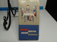 Vintage Child's Childrens Silverware set Oneida Amefa in box knife fork spoon