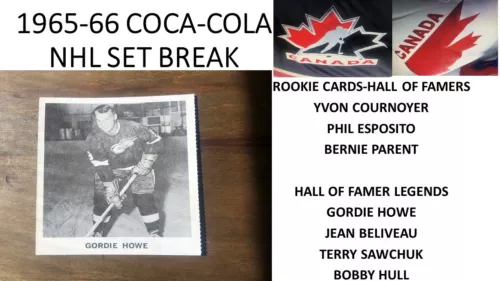1965-66 COCA-COLA HOCKEY 1966 NHL PLAYERS ALBUM U PICK SINGLES-CHEEVER PARENT RC
