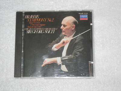 Brahms: Symphony no 2, Tragic Overture / Solti, Chicago Symphony Orch. London CD