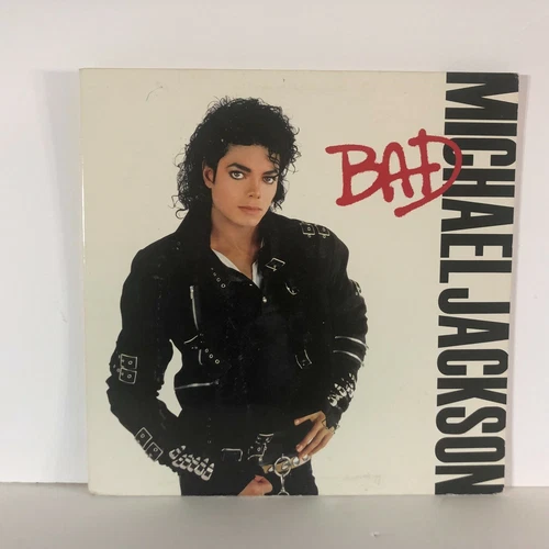 Original Michael Jackson Bad LP Album 1987 Epic Label OE 40600 VG+