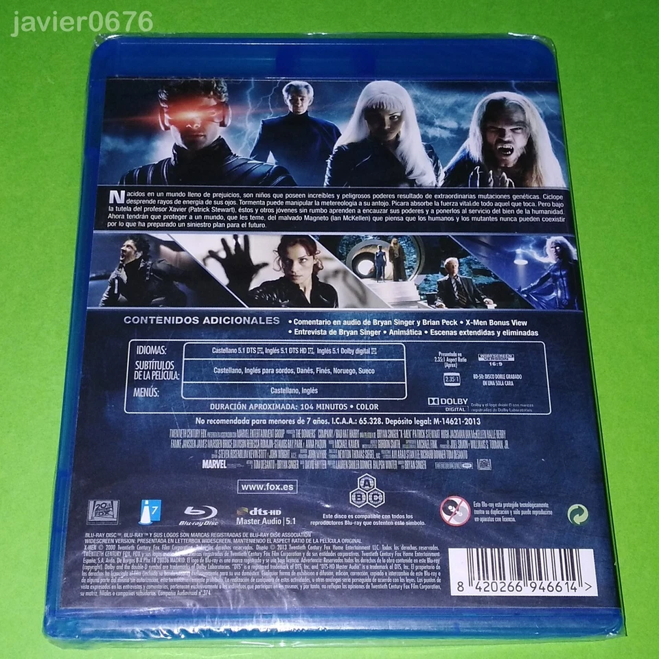 X-MEN BLU-RAY NUEVO Y PRECINTADO INCLUYE COMIC LOBEZNO PRIMER NUMERO - Imagen 2 de 3