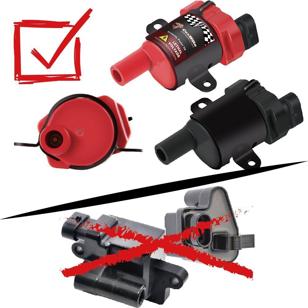 Round Ignition Coil And Spark Plug Wire Set For Chevy Silverado 1500 2500 GMC