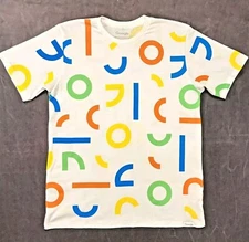 Official Google T Shirt sz L Tech White Cool Graphic Letters LOGO Design Rare