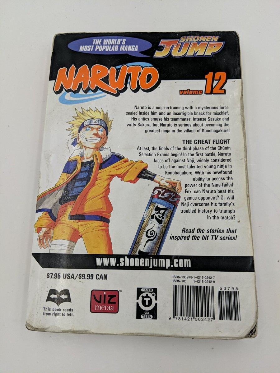 2006 Naruto Volume 12 Manga PB English 1st Printing 1st