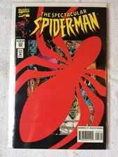 The Spectacular Spider-Man #223 DIE-CUT COVER 1995 VF+/NM Marvel Comics Group