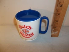 Vtg Pennsylvania DUTCH PANTRY RESTAURANT Whirley Plastic Travel Mug Cup With Lid