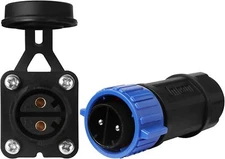 Trolling Motor Plug Receptacle Set 12V/24V/ 36V/48V Plug for Trolling Motor/D...