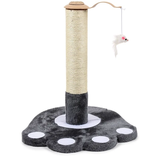 SEVICO Grey Sisal Cat Scratching Tree, photo 2