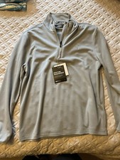 Puma 1/4 Quarter Zip Pullover Sweater Size Youth Boys Size Large L 14-16 Gray
