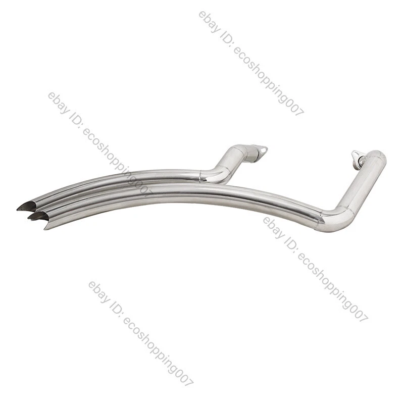 For Honda Shadow Aero 750 VT750C 2004-24 Whole Exhaust System Iron Muffler Tips - Image 4 of 4