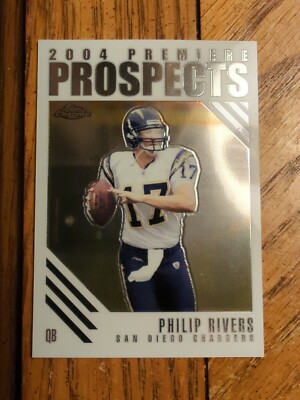 2004 Topps Chrome Premiere Prospects Philip Rivers #PP15 Rookie RC ...