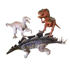 Kid Galaxy Posable Dinosaur Action Figures Toys Lot of 3