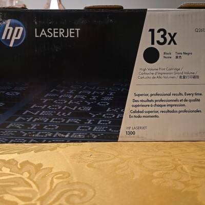 New HP Q2613X 13X Black Toner Cartridge For LaserJet 1300 Black Box