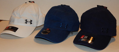 Under Armour UA Women's Washed Cap / Hat NEW Adjustable Strapback 3 Colors