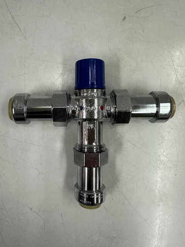 Jones Stephens C77469LF 3/4" 3/4" PlumBite Push On Thermostatic Mixing Valve - Picture 3 of 3