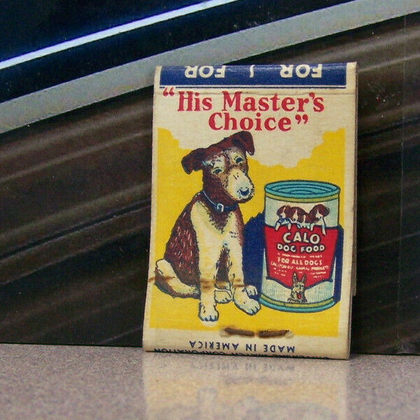 Vintage Matchbook Cover V5 Oakland California Calo Dog Food Wholesome