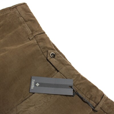 Zanella NWD Devon Cotton Blend Chinos / Casual Pants Size 42 US In Light Brown
