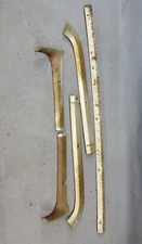 1970 1969 Ford Galaxie LTD Custom 500 Sedan Rear Back Window Trim Moldings OEM