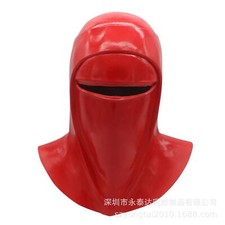 Cosplay Star Wars Emperors Royal Guard Mask Halloween Full Head Helmet Latex Red