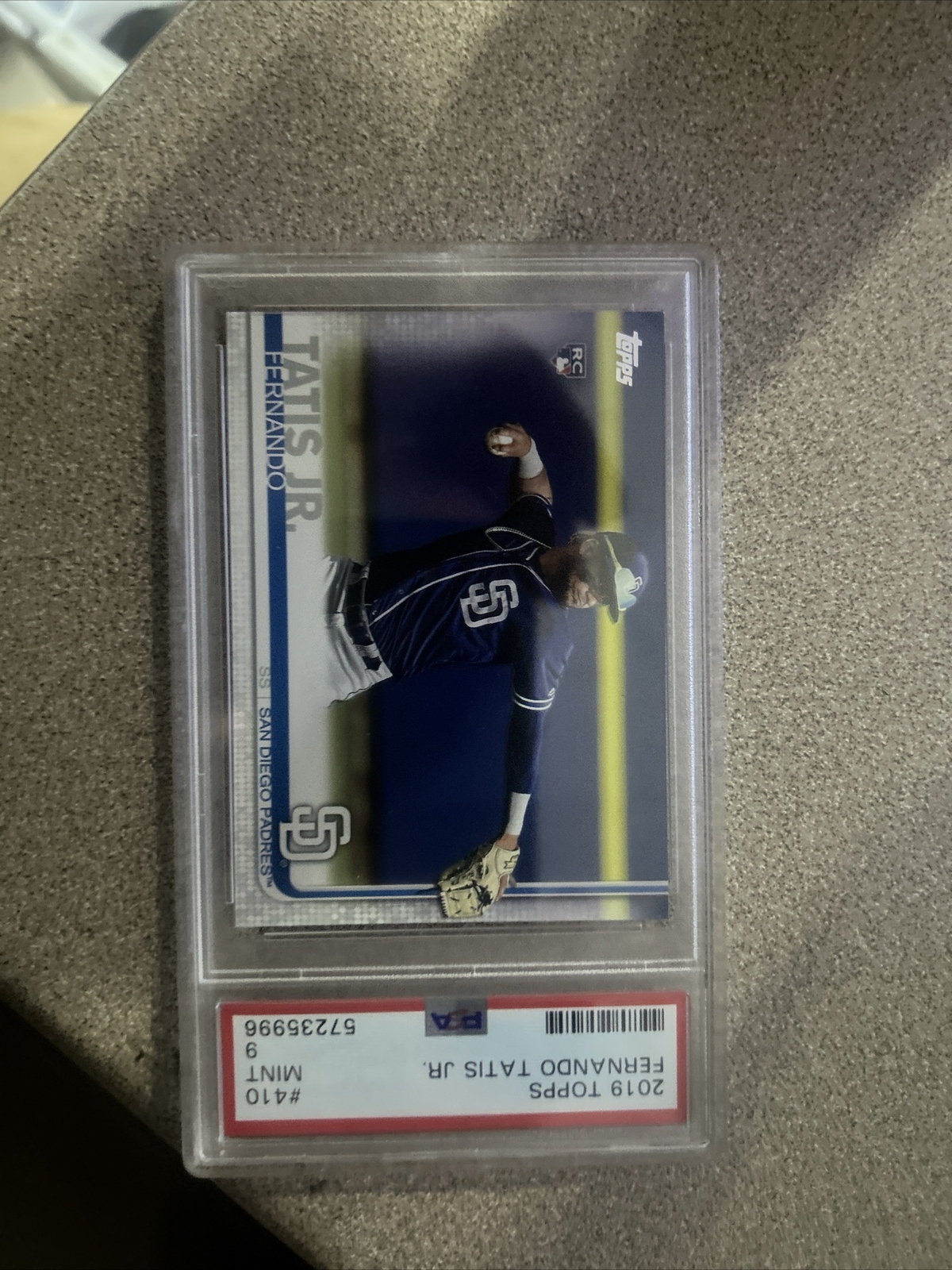 2019 Topps Chrome Refractor Fernando Tatis Jr. #203 PSA 9, FREE SHIPPING