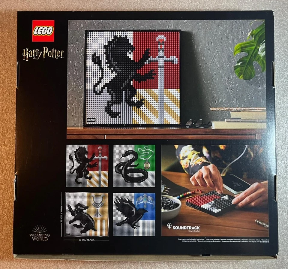 LEGO Art 31201 Harry Potter Hogwarts Crests, foto 2 di 5