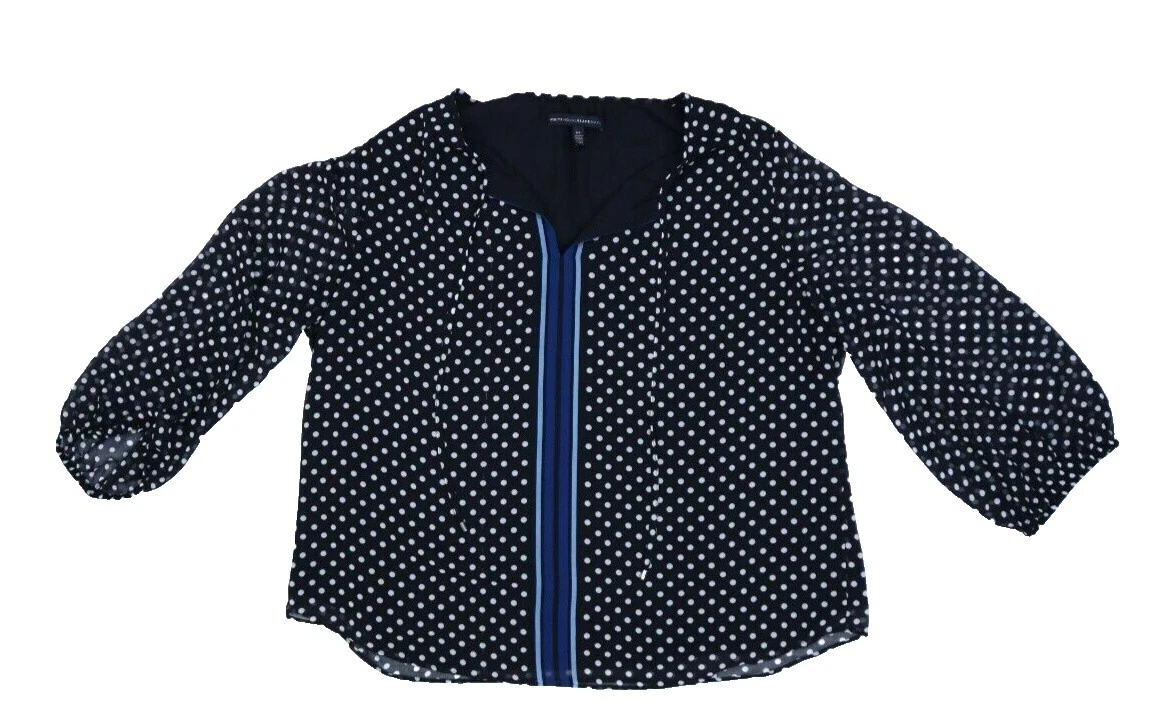 Женская блузка в горошек White House Black Market топы для женщин