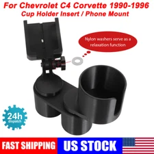 For Chevrolet Corvette C4 Center Console Cup Holder Phone Holder 1990 and later
