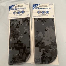 2 Pks Bondex Iron-On Outdoor Urban Camo Restore Canvas Patches 2 Pcs 5x7" - NEW