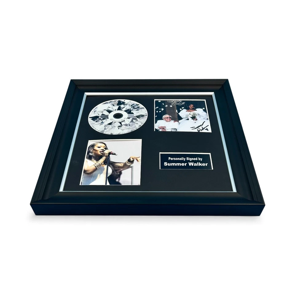 Summer Walker SIGNED Finally Over It Luxury CD Photo Display & COA Autograph - Image 4 of 4