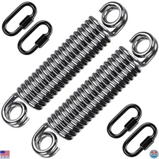 SELEWARE Heavy Duty Swing Springs for Hammock Chairs & Swings, 500 lbs, Set of 2