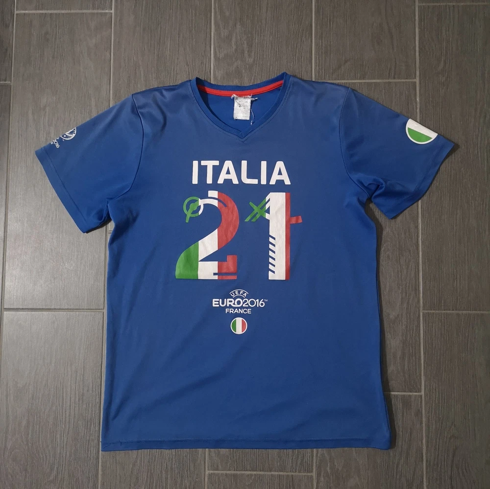 Italien 2016 EM Fanshirt Größe: M Fußball Streatwear Fans Mode