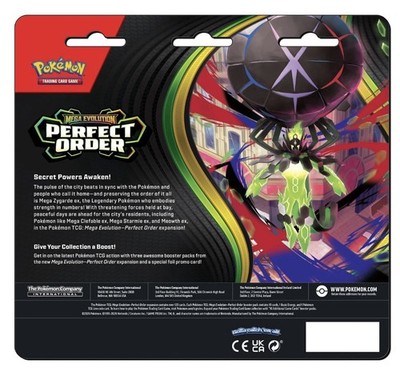 Pokémon TCG Mega Evolution 3 ~Perfect Order ~ 3-Pack Blister