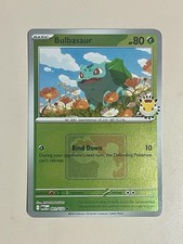 Bulbasaur 001/132 MEG 2026 Pokémon Day League Promo PLAY Stamp Reverse Holo