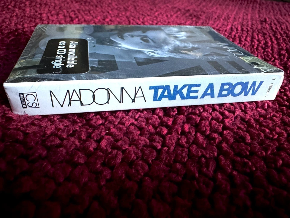 MADONNA TAKE A BOW SEALED CASSETTE TAPE PROMO PRICE DATE HYPE STICKER BEDTIME LP - Image 3 of 4