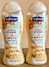 2 New Softsoap Limited Edition Moisturizing Body Wash HOLIDAY COOKIE SCENT 20 oz