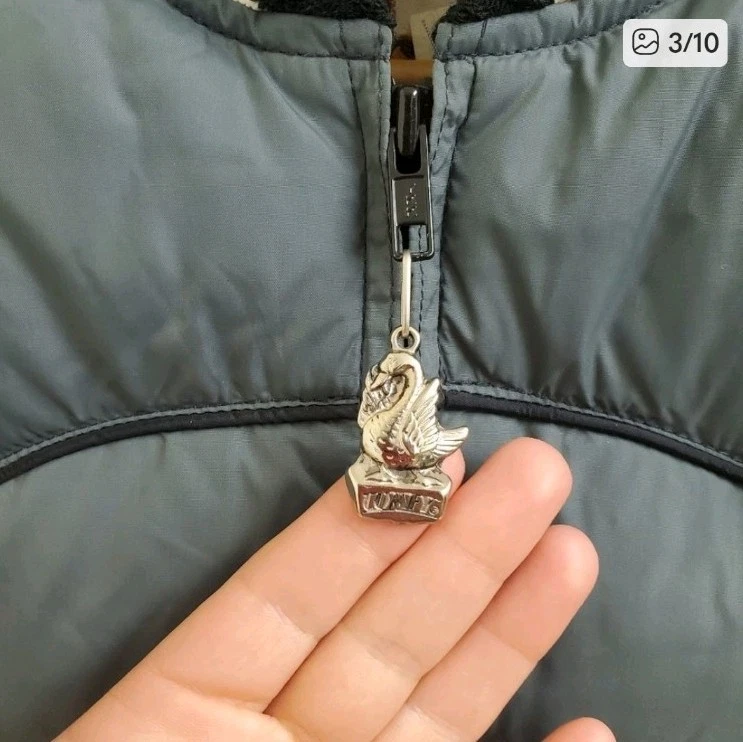 New with tags Rare Vintage Comfy down puffer gray jacket size men's S - Image 4 of 4