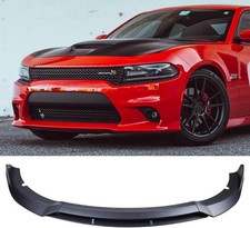 Front Bumper Lip Splitter for Dodge Charger SRT 2015-2023 4pcs Matte black 