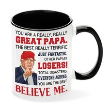 Fathers Day Gift for Papa from Grandkids Personalized Grandfather Gift