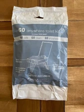 Cleanwaste Go Anywhere Waste Kit - The Original Wag Bag - Camping, Hiking, RV