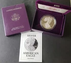 1992 S Proof $1 American Silver Eagle Dollar