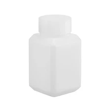 Plastic Reagent Bottle, 60ml/2 oz Liquid/Solid Storage Bottles Translucent 5pcs