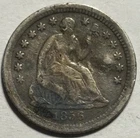 1856-O Seated Liberty Half Dime — Circulated 🔥 Early Better Date Example