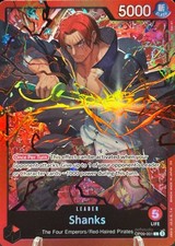 • Shanks • OP09-001 SR Leader Starter Deck 23 Holo Foil One Piece TCG NM
