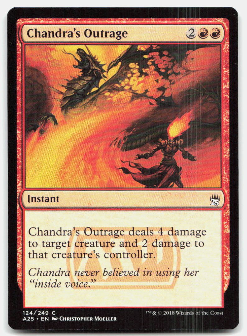 CHANDRA'S OUTRAGE 124 C Masters 25 LP