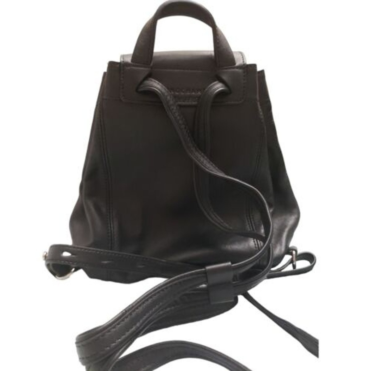Longchamp LIMITED Black Lettering Logo Patch Leather XS  display picture 3