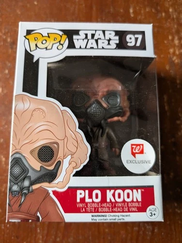 Funko Pop! Star Wars Plo Koon Vinyl Figure #97 Walgreens Exclusive