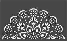Stencil Mandala Design - Mylar, Painting, Crafts - StencilAir