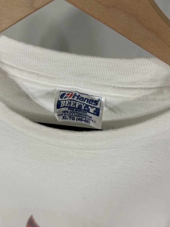 Camiseta Hell Devil Smile de Colección Años 90 Talla XL Hecha en EE. UU. Puntada Única Rara Foto 3 de 3