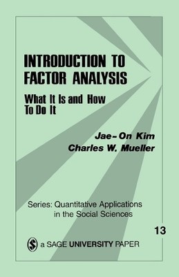 Introduction to Factor Analysis - 9780803911659