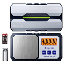 UNIWEIGH Digital Pocket Gram Scale 200g/0.01g Accuracy, Small Scales Grams Ou...